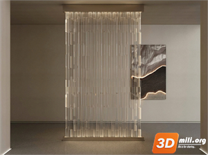 Folding screen Skp Files 